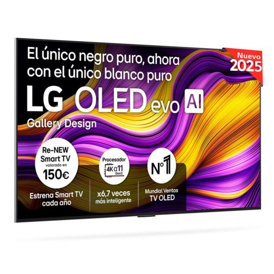TV LG OLED 55G54LW evo AI G5 55 pulgadas 4K 2025