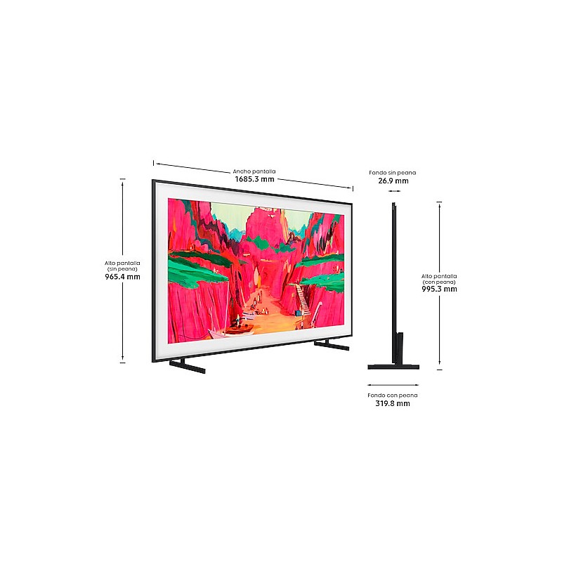 TV Samsung TQ75LS03FW The Frame Pro 4K 75 pulgadas Vision AI Smart TV 2025