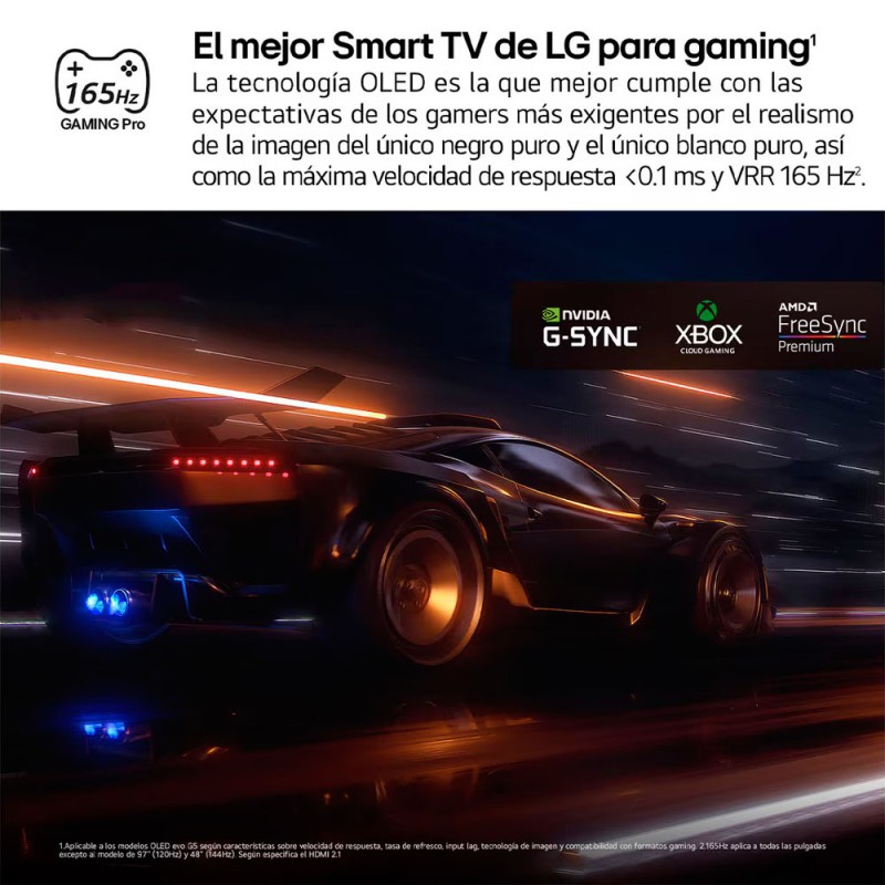 TV LG OLED 55G54LW evo AI G5 55 pulgadas 4K 2025