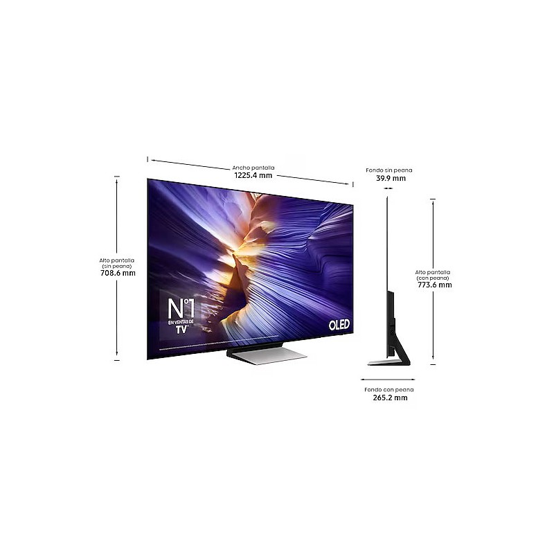 TV OLED SAMSUNG TQ55S90F 55 pulgadas 4K AI Smart TV 2025