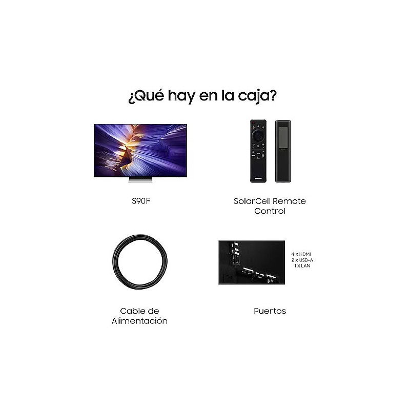 TV OLED SAMSUNG TQ55S90F 55 pulgadas 4K AI Smart TV 2025