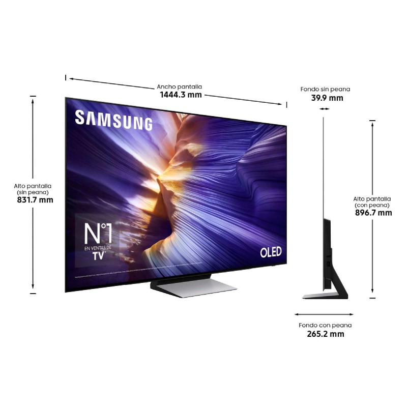 TV OLED Samsung TQ77S90F 4K UHD 2025 77 pulgadas