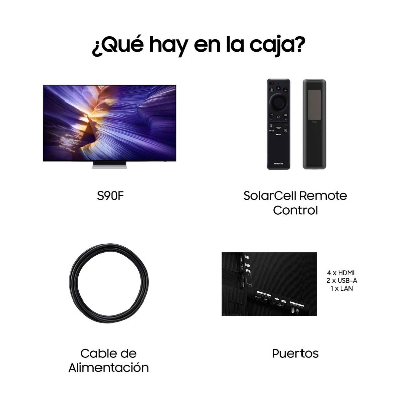 TV OLED Samsung TQ77S90F 4K UHD 2025 77 pulgadas