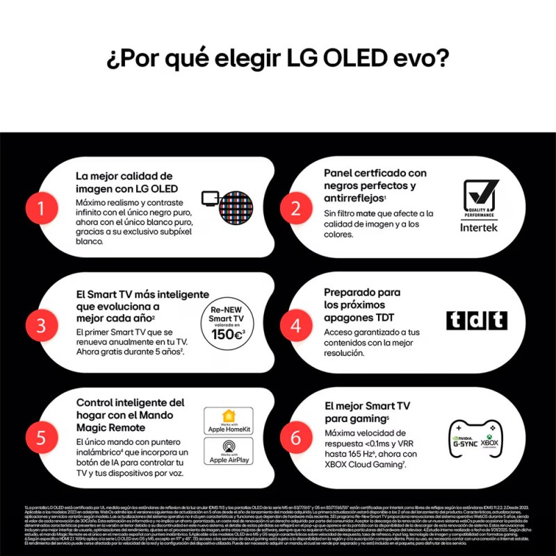 TV LG OLED evo 48C54LA AI C5 48 pulgadas 4K 2025