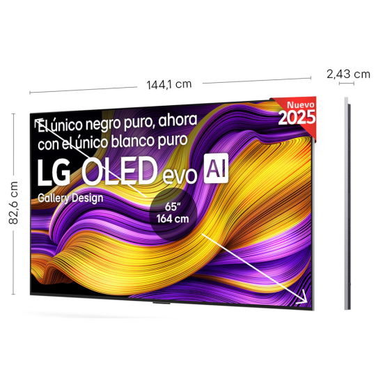 TV LG OLED 65G54LW evo AI G5 65 pulgadas 4K 2025