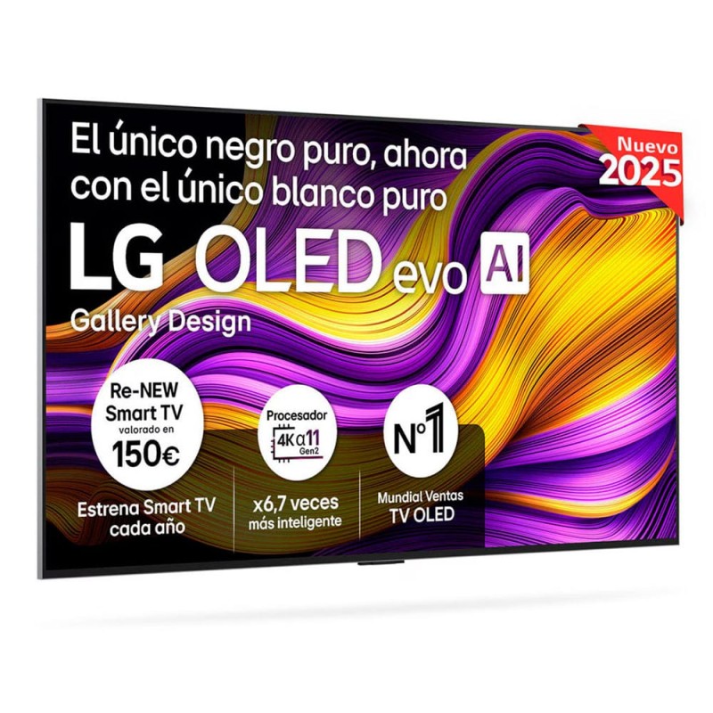 TV LG OLED 77G54LW evo AI G5 77 pulgadas 4K 2025