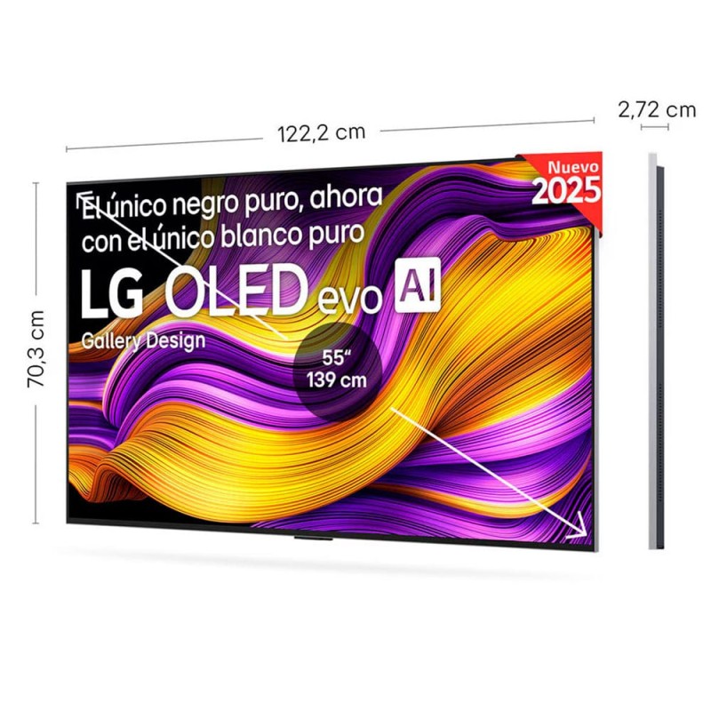 TV LG OLED 55G54LW evo AI G5 55 pulgadas 4K 2025