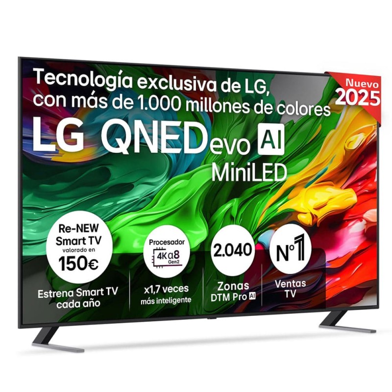 TV LG QNED evo MiniLED 65QNED85A6C AI 65 pulgadas 2025