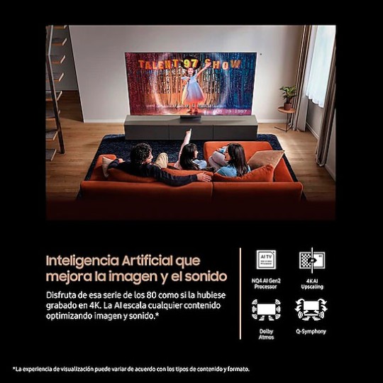 TV NEOQLED SAMSUNG TQ55QN80F 4K 55 pulgadas Vision AI 2025