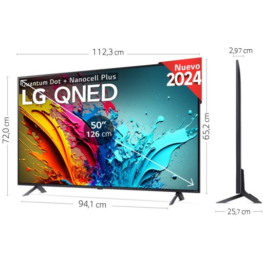 TV LG QNED AI 50QNED85T6A 4K 2024 50 pulgadas