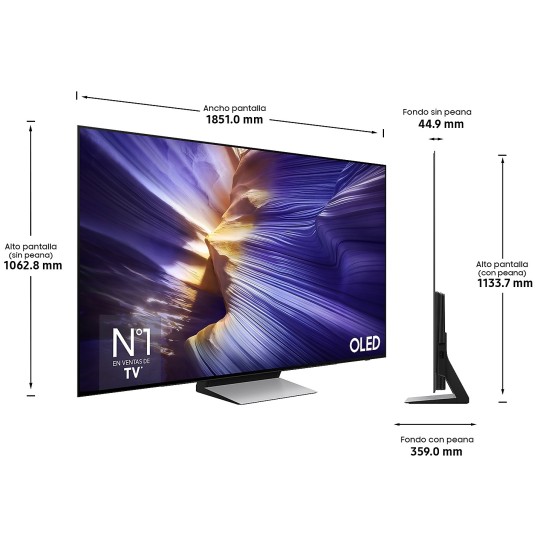 TV OLED Samsung TQ83S90F 4K UHD 2025 83 pulgadas