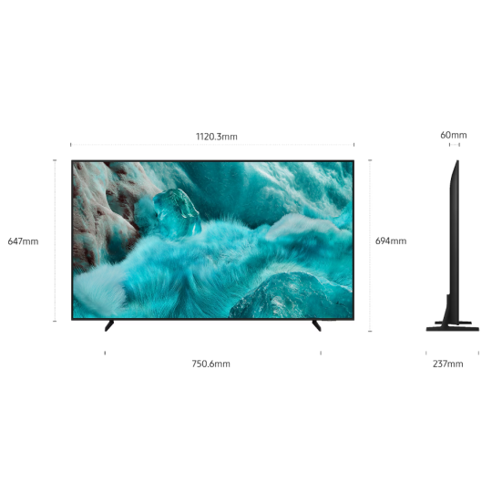 TV Samsung QLED TQ50Q7F4 4K 50 pulgadas Vision AI Smart TV 2025