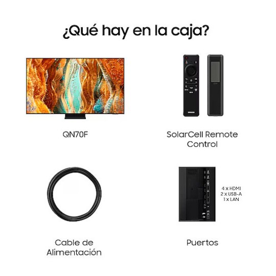 TV NEOQLED SAMSUNG TQ65QN70F 65 pulgadas Vision AI 2025