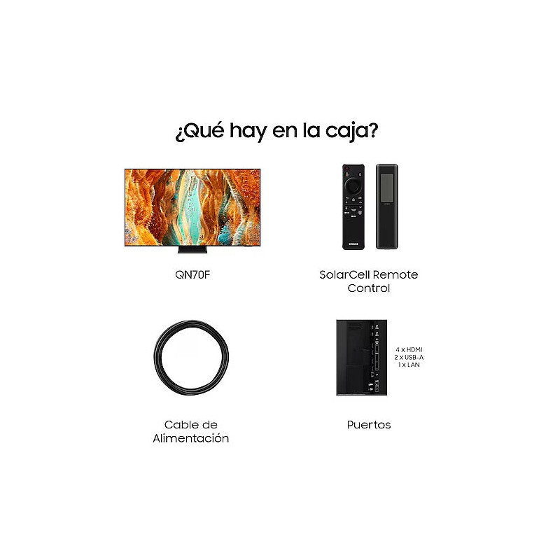 TV NEOQLED SAMSUNG TQ85QN70F 85 pulgadas Vision AI 2025