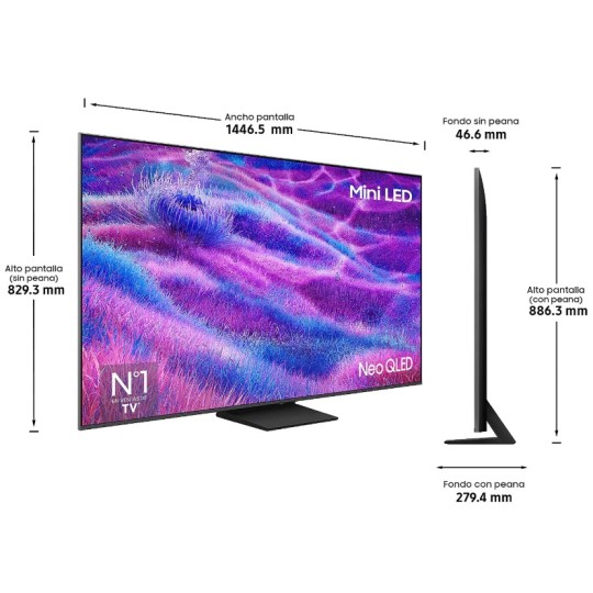 TV NEOQLED SAMSUNG TQ65QN80F 4K 65 pulgadas Vision AI 2025