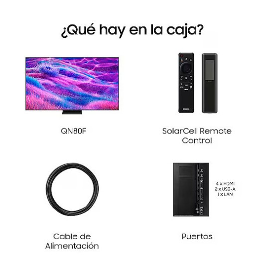 TV NEOQLED SAMSUNG TQ75QN80F 4K 75 pulgadas Vision AI 2025