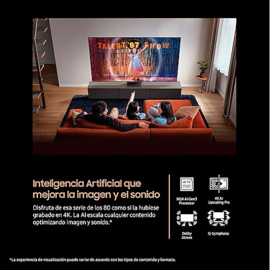 TV Neo QLED TQ55QN90F 4K Samsung Vision AI Smart TV 55 pulgadas 2025