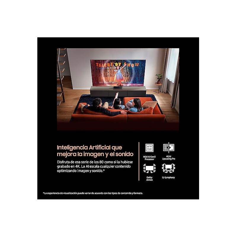 TV Neo QLED TQ65QN90F 4K Samsung Vision AI Smart TV 65 pulgadas 2025