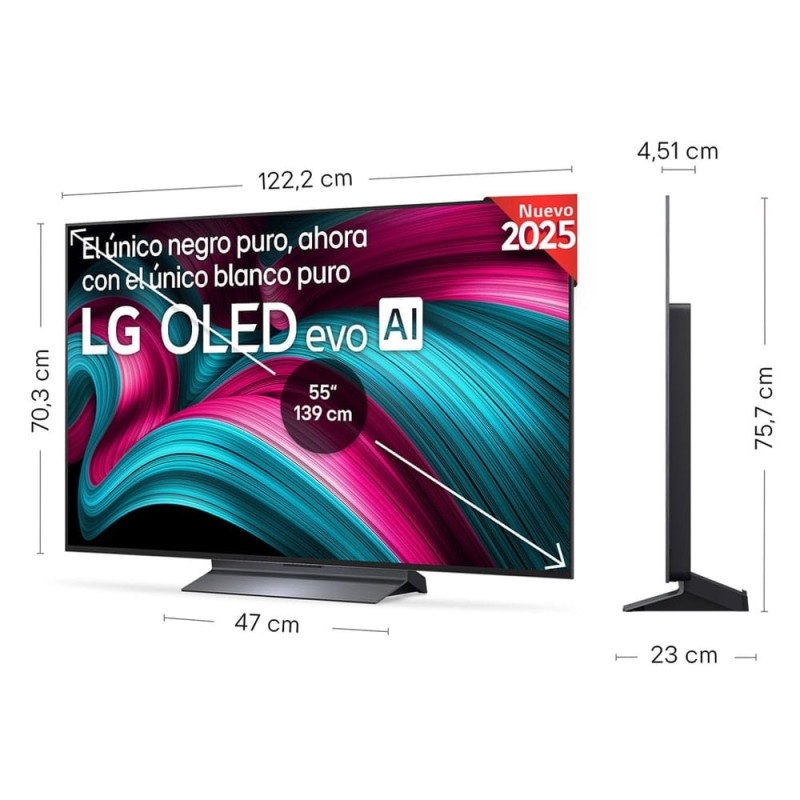 TV LG OLED evo 55C54LA AI C5 55 pulgadas 4K 2025