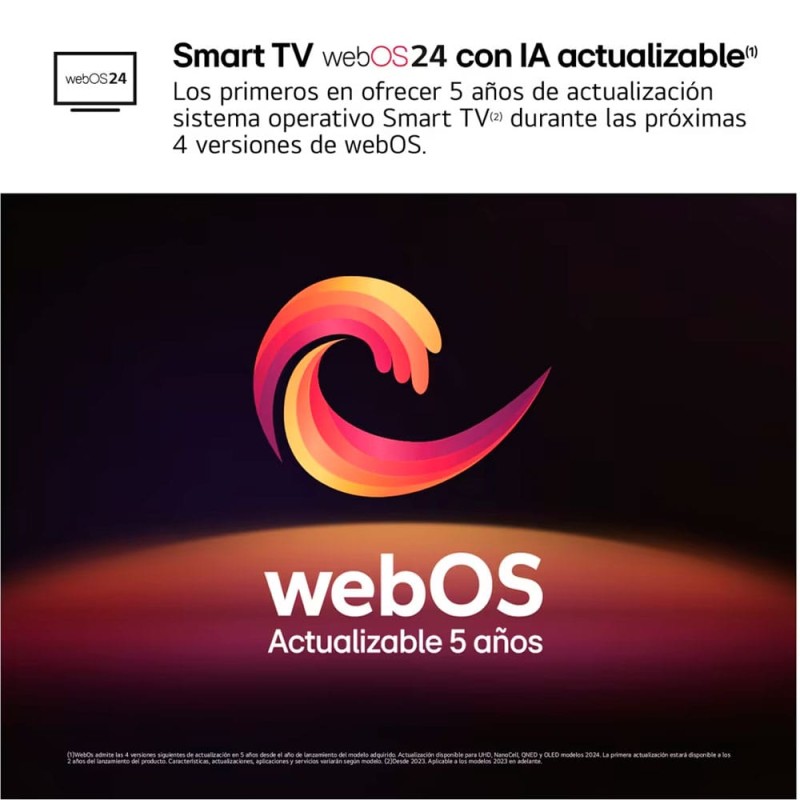 TV LG NANOCELL 43NANO82T6B 4K AI 43 pulgadas