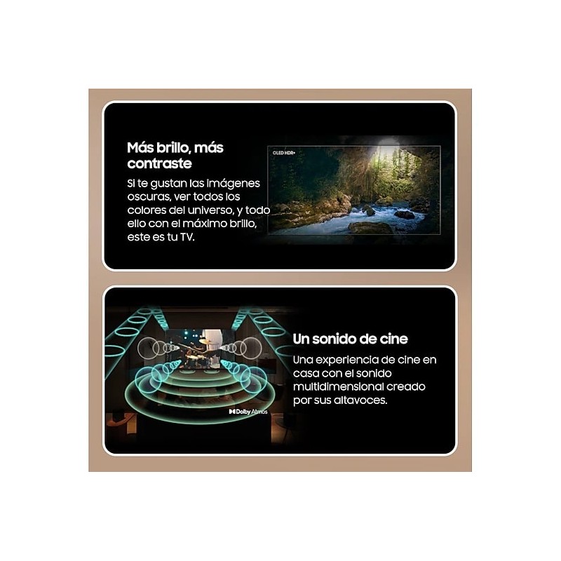 TV OLED Samsung TQ55S90D 55 pulgadas 4K Smart TV con IA 2024