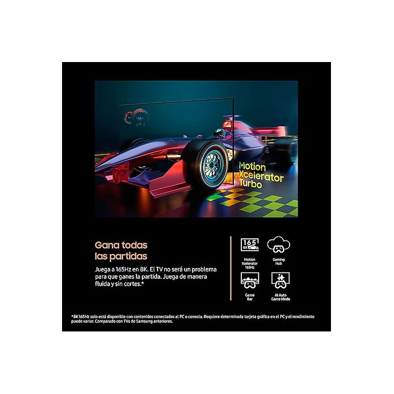 TV Samsung Neo QLED TQ65QN900F 65 pulgadas 8K Smart TV con IA 2025